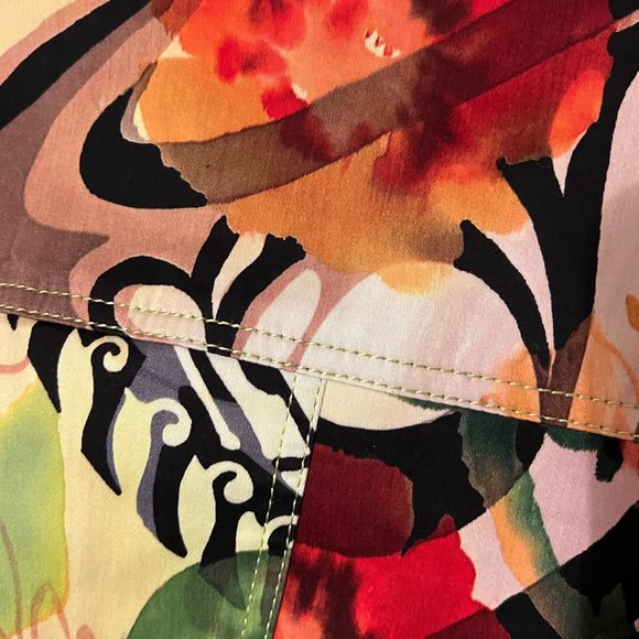 Alberto Makali Women's Jacket. Multi-colored pattern. Size 6. - Picture 4 of 4